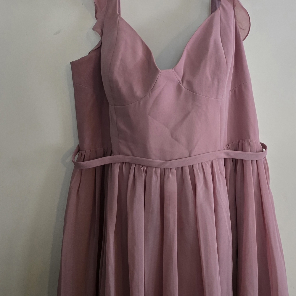 Azazie Stassie Bridesmaids Dress Dusty Rose